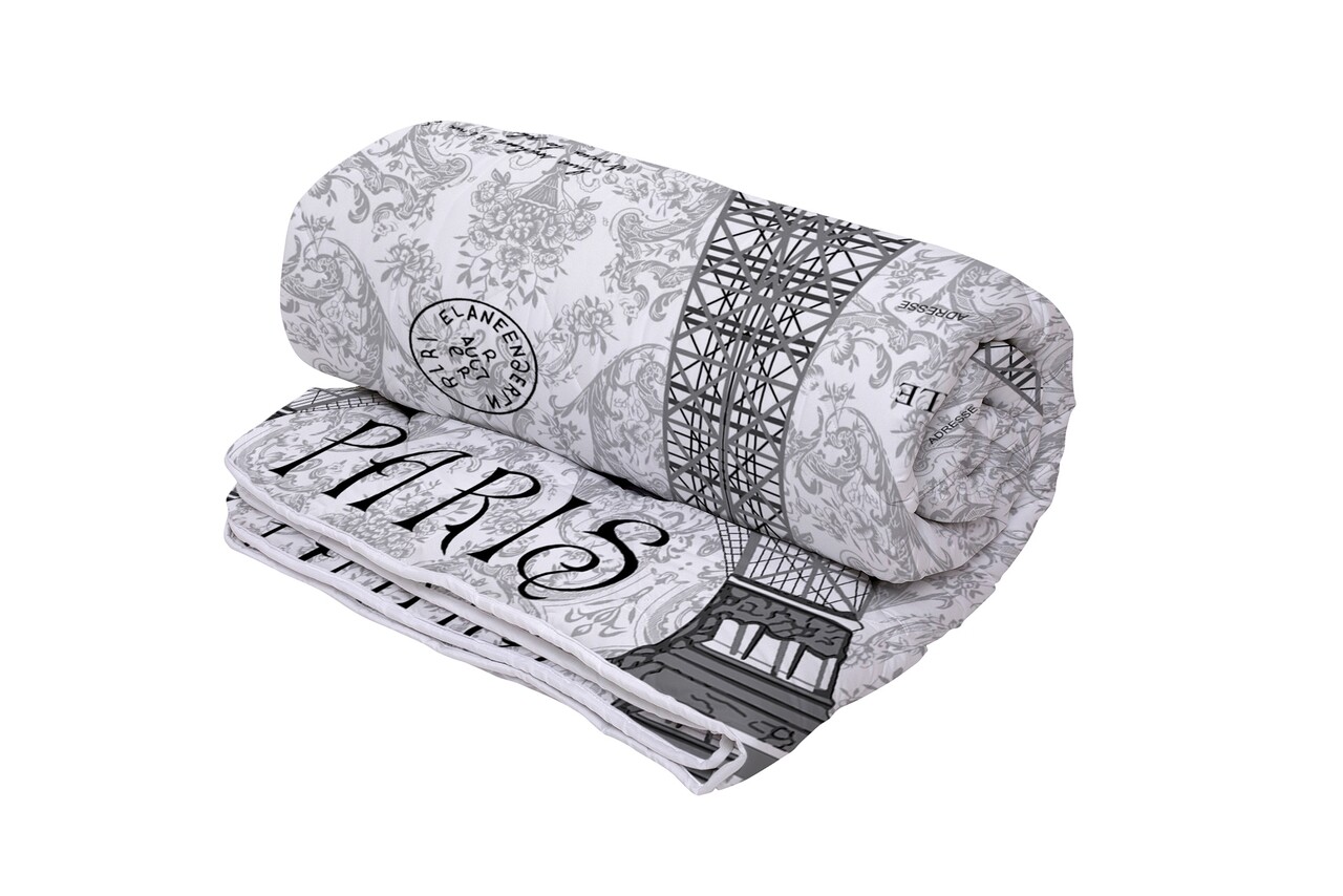 Pilota Alcam Paris microfibra matlasata, 200x220 cm, 250g/mp - imagine 3